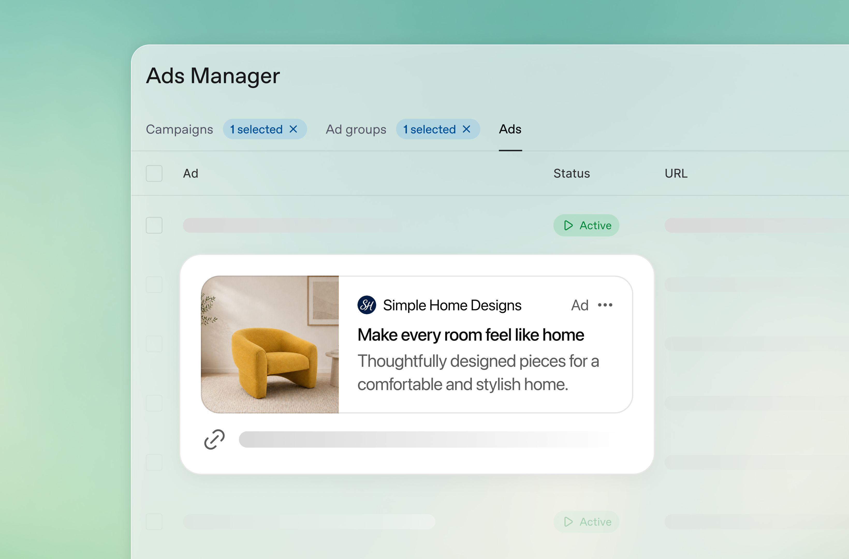Настройка аккаунта ChatGPT Ads - Объявление